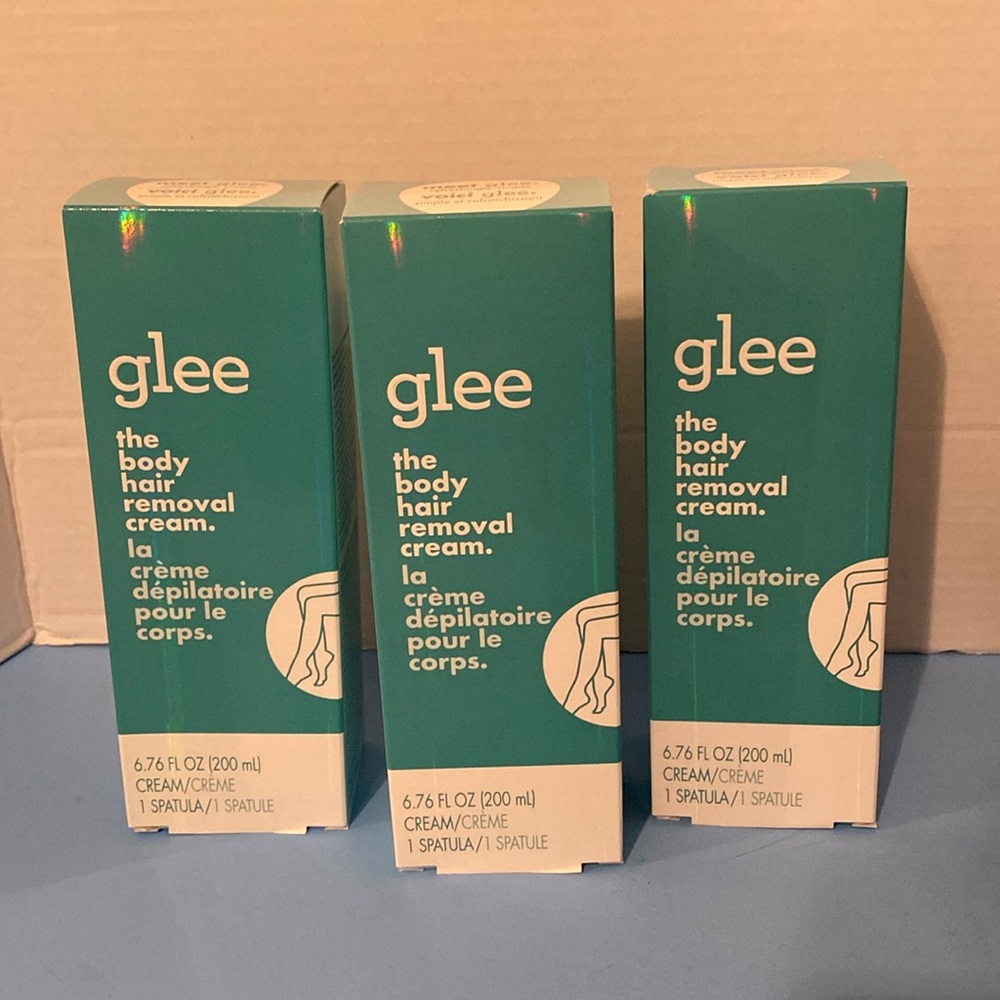 3 x Glee The Body Hair Removal Cream 200ml Exp 02/2023